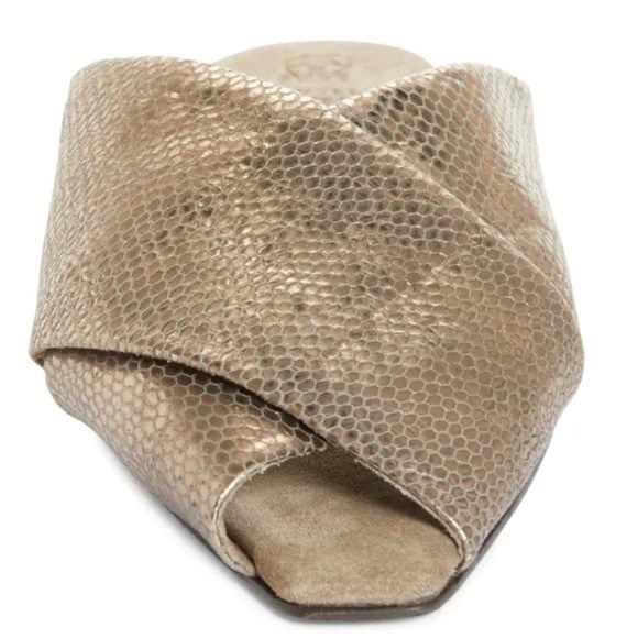 Brand new In package Brunello Cucinelli gold embossed slides sz 37.5 - Picture 5 of 5